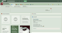 Desktop Screenshot of emo-erotica.deviantart.com