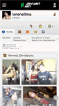 Mobile Screenshot of lorenelima.deviantart.com
