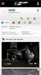 Mobile Screenshot of mo2c.deviantart.com