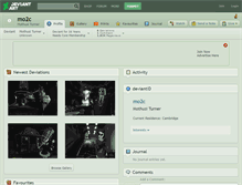 Tablet Screenshot of mo2c.deviantart.com