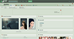 Desktop Screenshot of jennime.deviantart.com