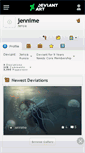 Mobile Screenshot of jennime.deviantart.com