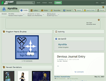 Tablet Screenshot of myrothia.deviantart.com