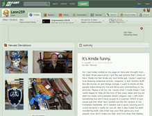 Tablet Screenshot of leon259.deviantart.com