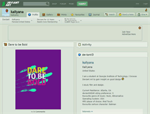 Tablet Screenshot of kaliyana.deviantart.com