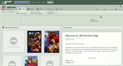Desktop Screenshot of jkrcomix.deviantart.com