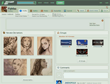 Tablet Screenshot of fishfoo.deviantart.com