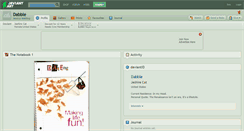 Desktop Screenshot of dabble.deviantart.com