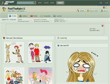 Tablet Screenshot of feeltherain13.deviantart.com