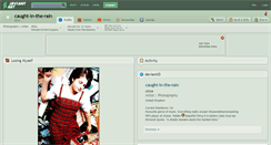 Desktop Screenshot of caught-in-the-rain.deviantart.com