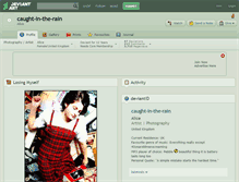 Tablet Screenshot of caught-in-the-rain.deviantart.com