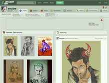 Tablet Screenshot of emylee.deviantart.com