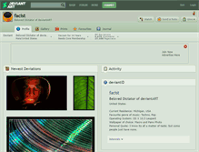 Tablet Screenshot of facist.deviantart.com