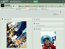 Tablet Screenshot of mezzart.deviantart.com