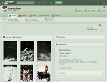 Tablet Screenshot of jimmypham.deviantart.com