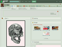Tablet Screenshot of emdigin.deviantart.com