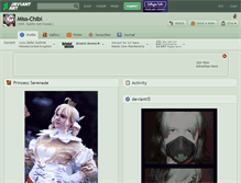 Tablet Screenshot of miss-chibi.deviantart.com