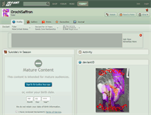 Tablet Screenshot of orochisaffron.deviantart.com
