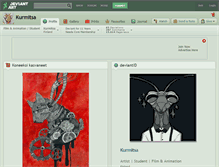 Tablet Screenshot of kurmitsa.deviantart.com