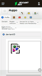 Mobile Screenshot of muppo.deviantart.com