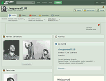 Tablet Screenshot of che-guevaraclub.deviantart.com