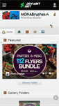 Mobile Screenshot of mohabrushes.deviantart.com