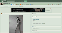 Desktop Screenshot of colormerouge.deviantart.com