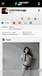 Mobile Screenshot of colormerouge.deviantart.com