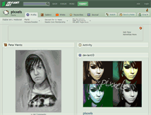 Tablet Screenshot of pixxels.deviantart.com