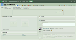 Desktop Screenshot of electrotank-games.deviantart.com