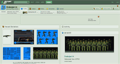 Desktop Screenshot of drakojan14.deviantart.com