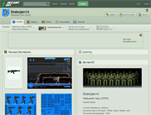 Tablet Screenshot of drakojan14.deviantart.com