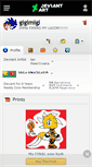 Mobile Screenshot of gigimigi.deviantart.com