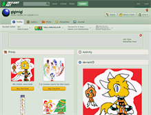 Tablet Screenshot of gigimigi.deviantart.com