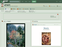 Tablet Screenshot of gshegosh.deviantart.com