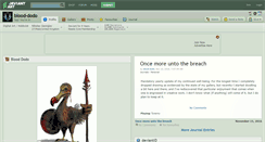 Desktop Screenshot of blood-dodo.deviantart.com
