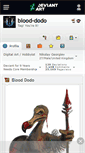 Mobile Screenshot of blood-dodo.deviantart.com