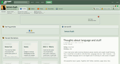 Desktop Screenshot of lemon-hush.deviantart.com