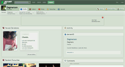 Desktop Screenshot of dagmaroon.deviantart.com