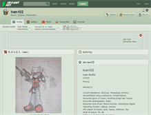 Tablet Screenshot of ivan102.deviantart.com
