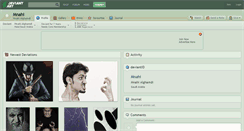 Desktop Screenshot of mnahi.deviantart.com