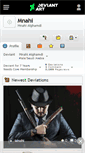 Mobile Screenshot of mnahi.deviantart.com