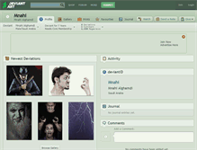 Tablet Screenshot of mnahi.deviantart.com