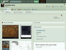 Tablet Screenshot of echolalie-stock.deviantart.com