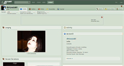 Desktop Screenshot of dnryuuzaki.deviantart.com