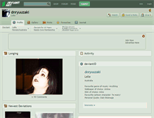 Tablet Screenshot of dnryuuzaki.deviantart.com