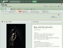 Tablet Screenshot of ditz.deviantart.com