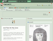 Tablet Screenshot of kagomegirl53.deviantart.com