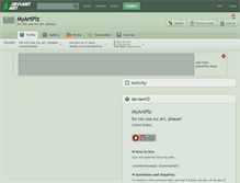 Tablet Screenshot of myartplz.deviantart.com