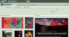 Desktop Screenshot of musickscapes.deviantart.com